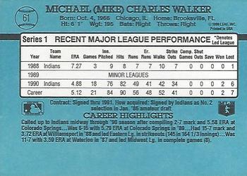 Mike Walker  baseball card collectible - Main Image 2