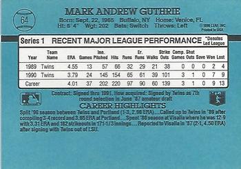 Mark Guthrie  baseball card collectible - Main Image 2