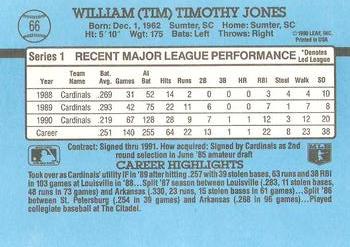 Tim Jones  baseball card collectible - Main Image 2