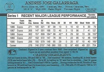 Andres Galarraga  baseball card collectible - Main Image 2
