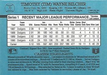 Tim Belcher  baseball card collectible - Main Image 2