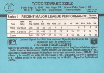 Todd Zeile  baseball card collectible - Main Image 2