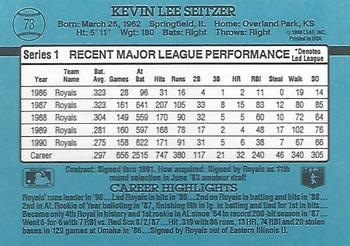 Kevin Seitzer  baseball card collectible - Main Image 2