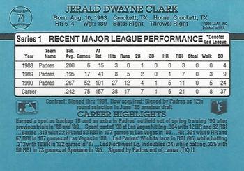 Jerald Clark  baseball card collectible - Main Image 2