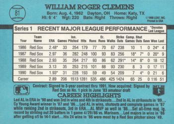 Roger Clemens  baseball card collectible - Main Image 2