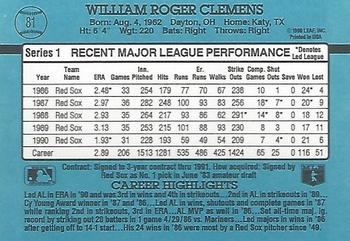 Roger Clemens  baseball card collectible - Main Image 2
