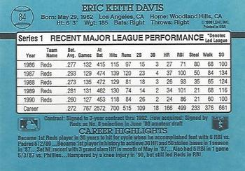 Eric Davis  baseball card collectible - Main Image 2