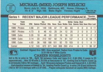 Mike Bielecki  baseball card collectible - Main Image 2