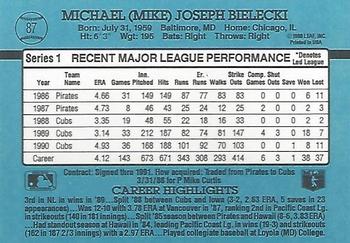 Mike Bielecki  baseball card collectible - Main Image 2