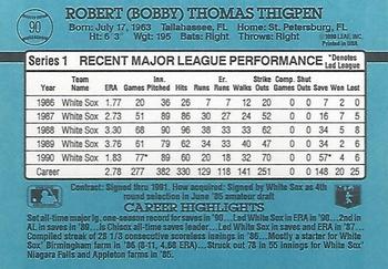 Bobby Thigpen  baseball card collectible - Main Image 2