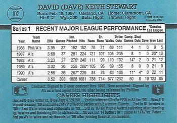 Dave Stewart  baseball card collectible - Main Image 2
