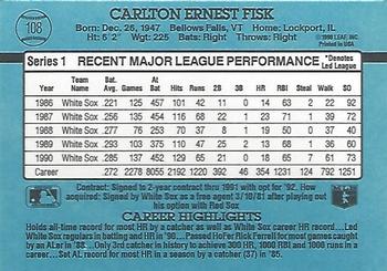 Carlton Fisk  baseball card collectible - Main Image 2
