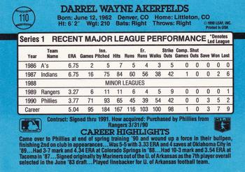Darrel Akerfelds  baseball card collectible - Main Image 2