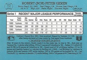Bob Geren  baseball card collectible - Main Image 2
