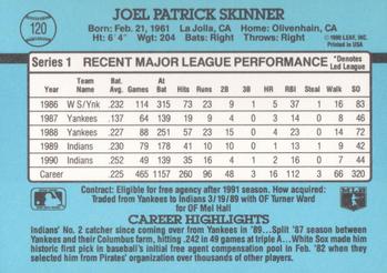 Joel Skinner  baseball card collectible - Main Image 2