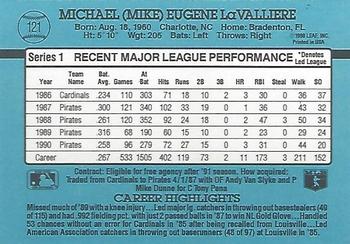 Mike LaValliere  baseball card collectible - Main Image 2