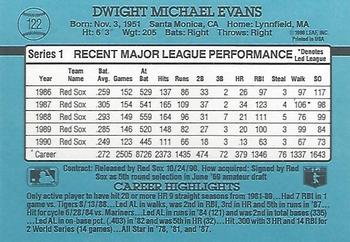 Dwight Evans  baseball card collectible - Main Image 2