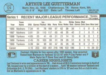Lee Guetterman  baseball card collectible - Main Image 2