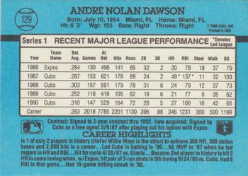 Andre Dawson  baseball card collectible - Main Image 2
