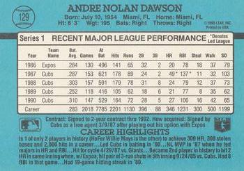 Andre Dawson  baseball card collectible - Main Image 2