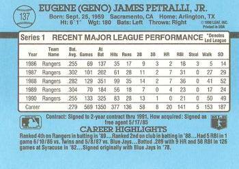 Geno Petralli  baseball card collectible - Main Image 2