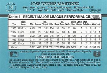 Dennis Martinez  baseball card collectible - Main Image 2