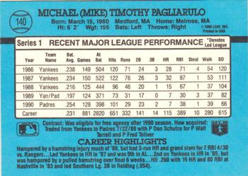 Mike Pagliarulo  baseball card collectible - Main Image 2