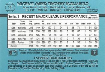 Mike Pagliarulo  baseball card collectible - Main Image 2