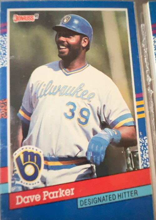 Dave Parker  baseball card collectible - Main Image 3