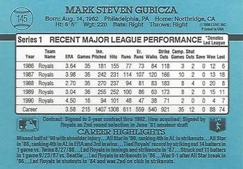 Mark Gubicza  baseball card collectible - Main Image 2