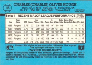 Charlie Hough  baseball card collectible - Main Image 2