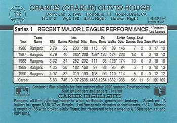 Charlie Hough  baseball card collectible - Main Image 2