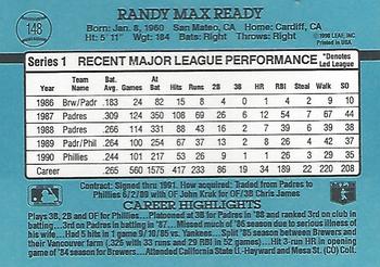 Randy Ready  baseball card collectible - Main Image 2