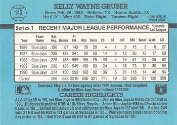 Kelly Gruber  baseball card collectible - Main Image 2
