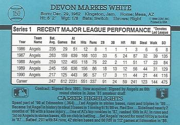 Devon White  baseball card collectible - Main Image 2