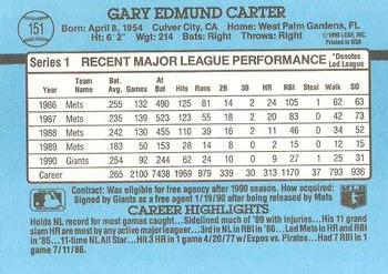 Gary Carter  baseball card collectible - Main Image 2