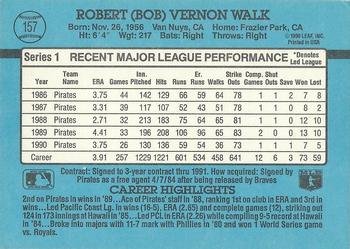 Bob Walk  baseball card collectible - Main Image 2