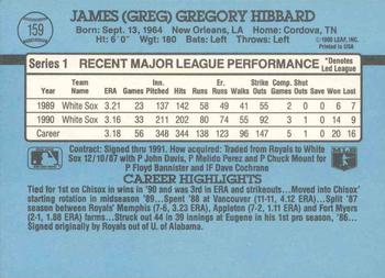 Greg Hibbard  baseball card collectible - Main Image 2