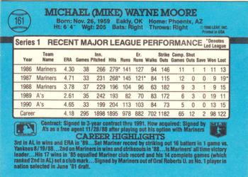 Mike Moore  baseball card collectible - Main Image 2