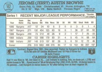 Jerry Browne  baseball card collectible - Main Image 2
