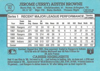 Jerry Browne  baseball card collectible - Main Image 2