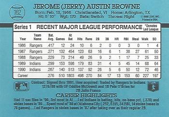 Jerry Browne  baseball card collectible - Main Image 2