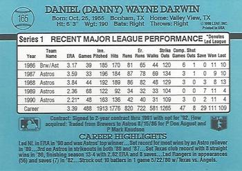 Danny Darwin  baseball card collectible - Main Image 2
