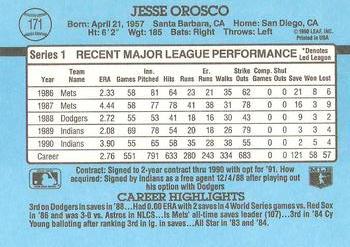 Jesse Orosco  baseball card collectible - Main Image 2