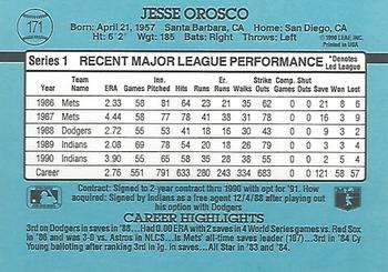 Jesse Orosco  baseball card collectible - Main Image 2
