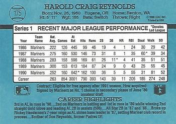 Harold Reynolds  baseball card collectible - Main Image 2