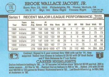 Brook Jacoby  baseball card collectible - Main Image 2