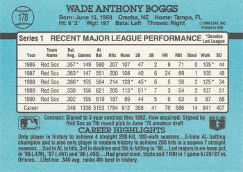 Wade Boggs  baseball card collectible - Main Image 2