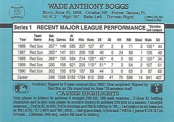Wade Boggs  baseball card collectible - Main Image 2