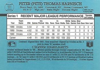 Pete Harnisch  baseball card collectible - Main Image 2